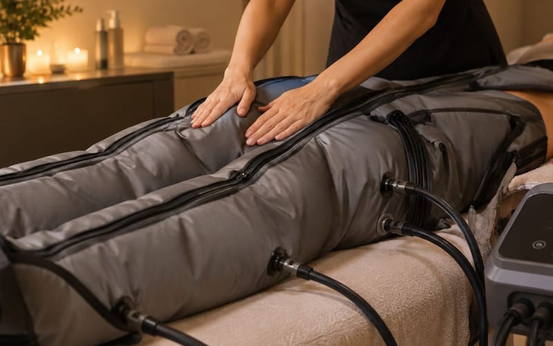 PRESSOTHERAPY & MASSAGE FUSION · LIGHT LEGS